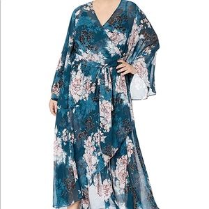 City chic maxi dress jade blossom